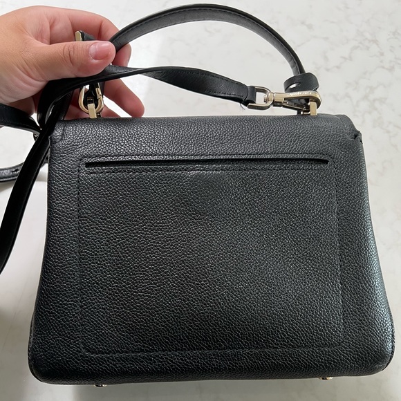 Black Kate spade satchel with top handle - Picture 2 of 13